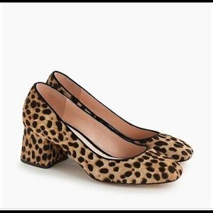 J Crew Leopard Block Heal